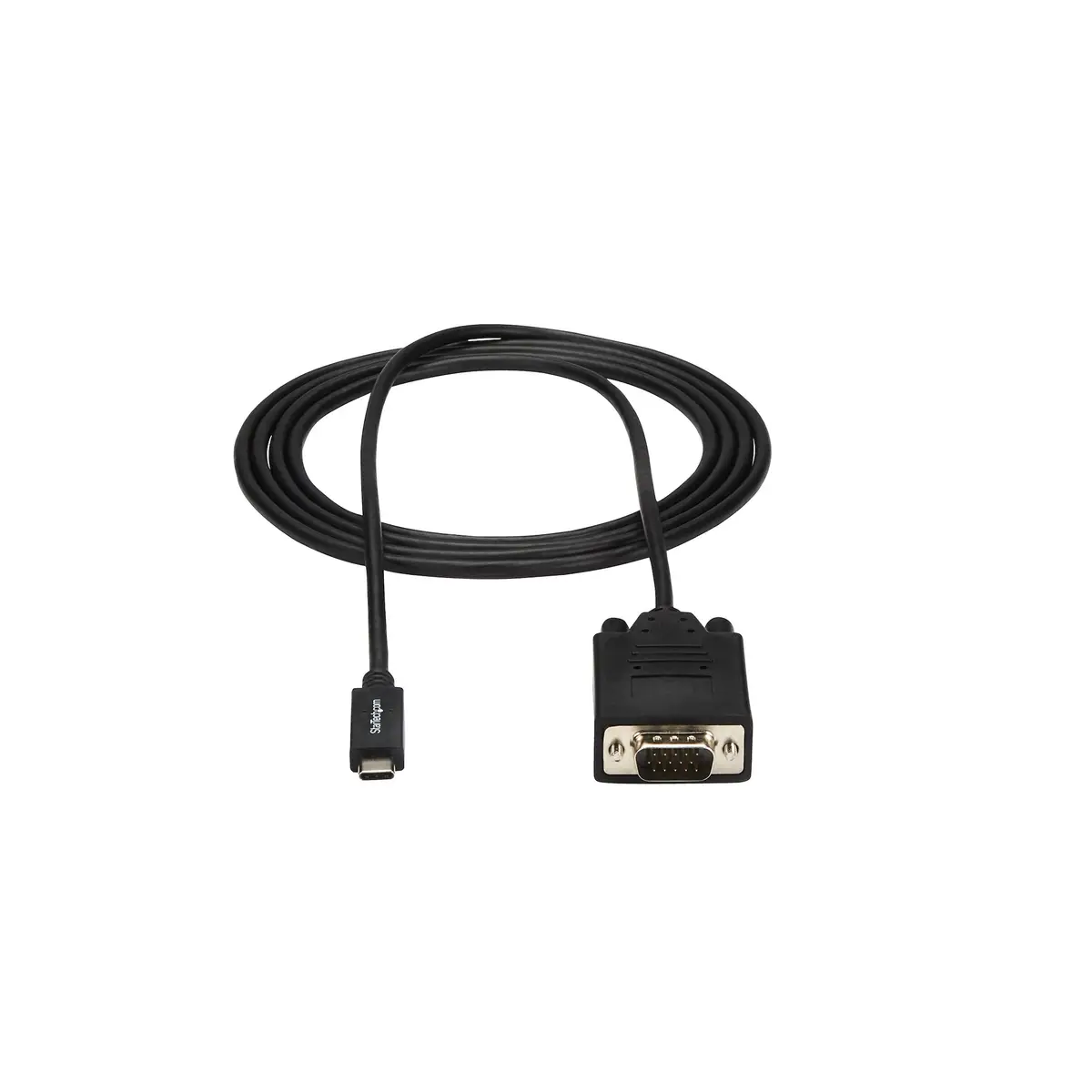 USB-C auf VGA Adapterkabel Stecker/Stecker Schwarz 2m