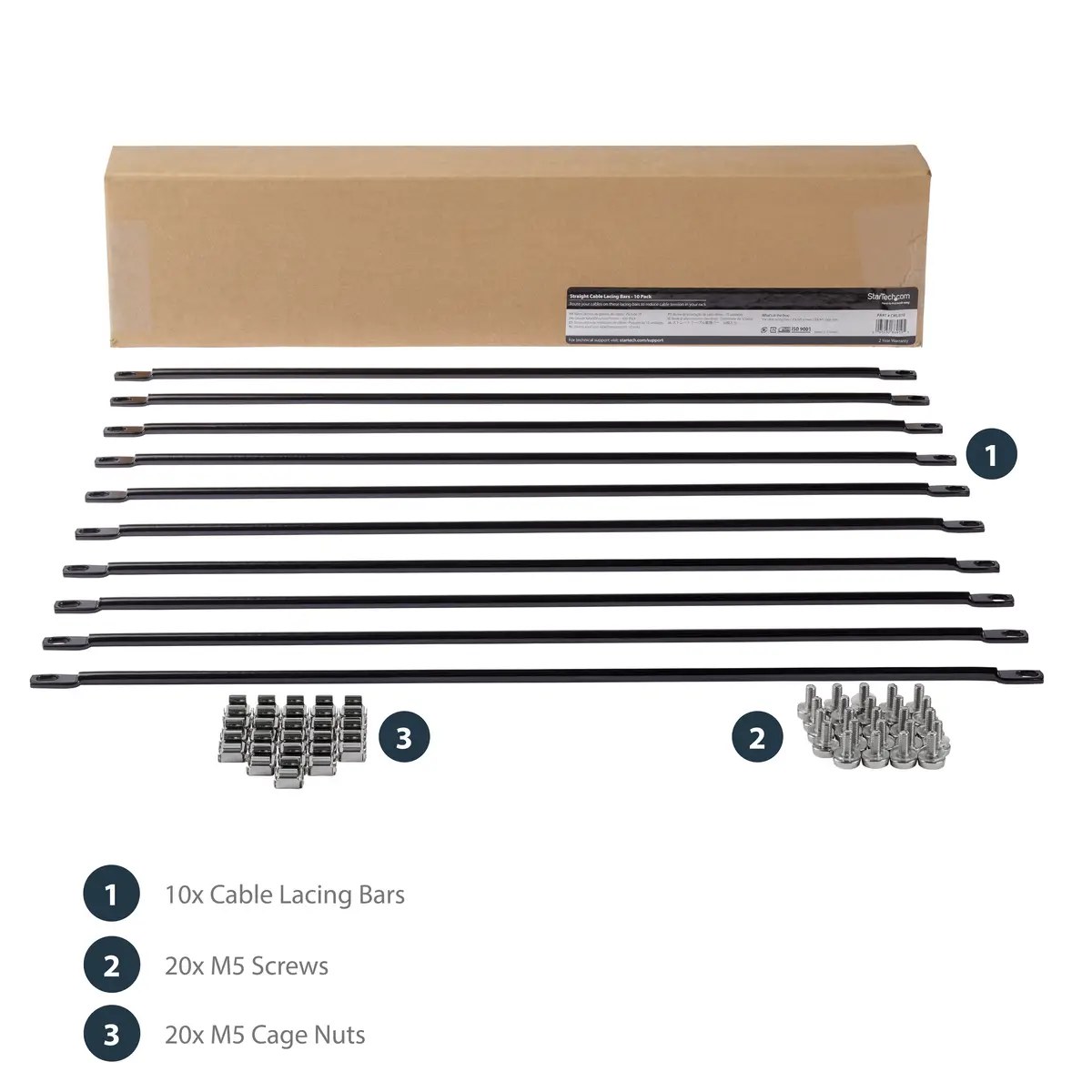 Horizontale Kabelführung für Server Racks