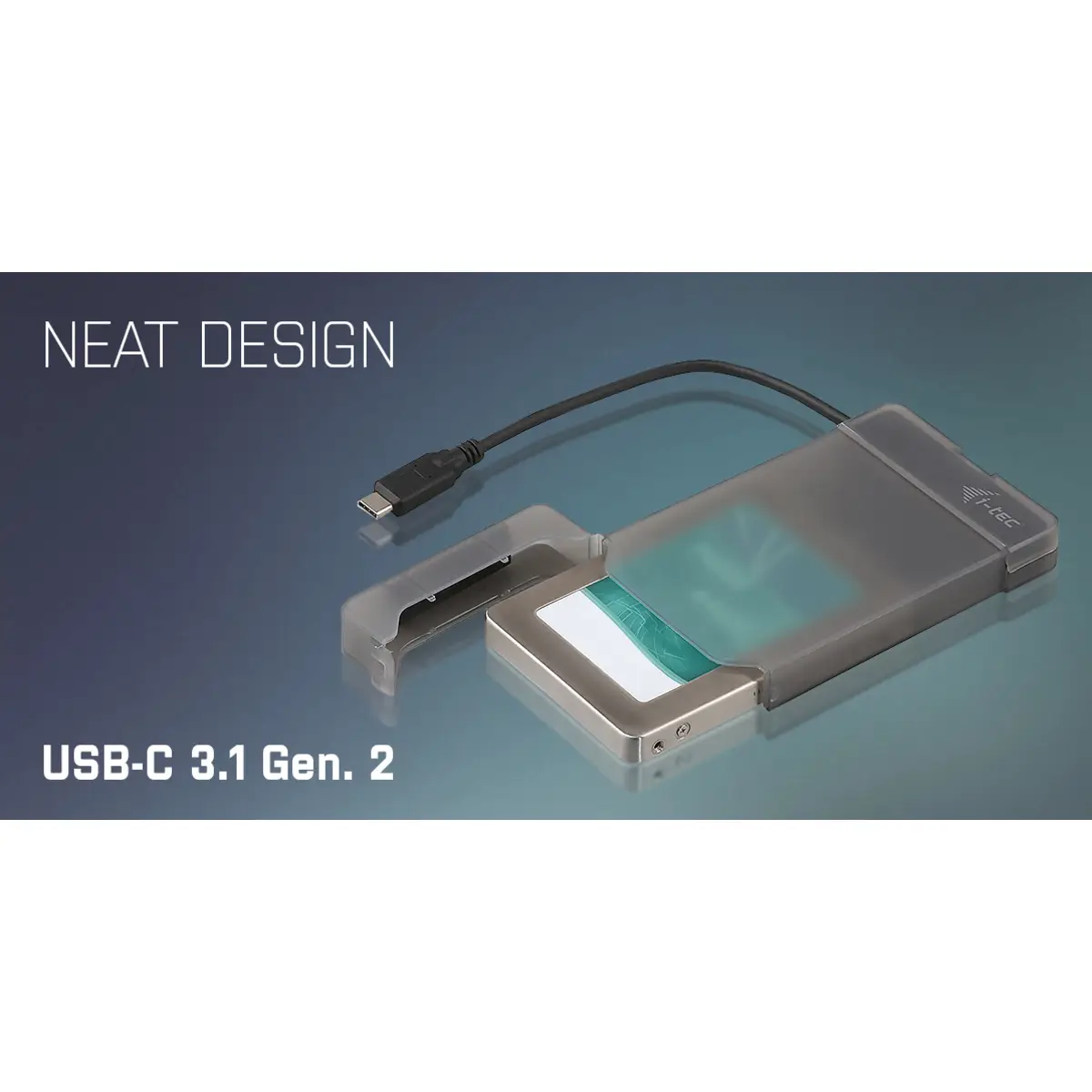 I-Tec MySafe Speichergehäuse 6,4 cm (2,5") SATA USB 3.1 Thunderbolt 3