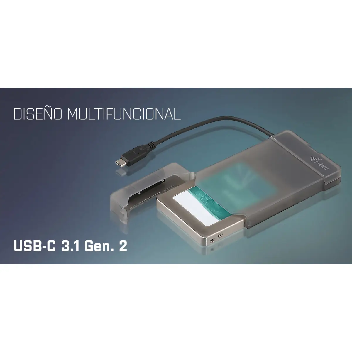 I-Tec MySafe Speichergehäuse 6,4 cm (2,5") SATA USB 3.1 Thunderbolt 3