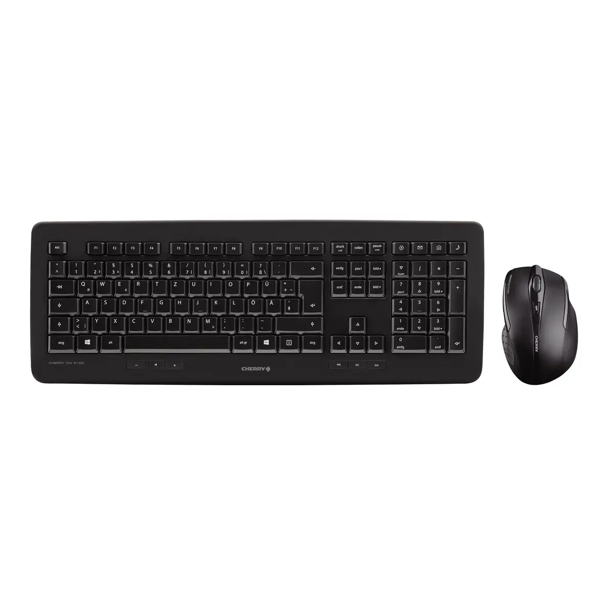 DW 5100 Tastatur und Maus Set drahtlos USB schwarz Layout Deutsch