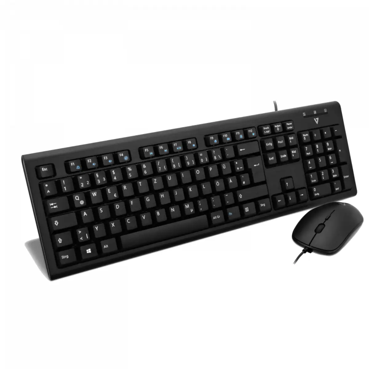 DW 5100 Tastatur und Maus Set drahtlos USB schwarz Layout Deutsch