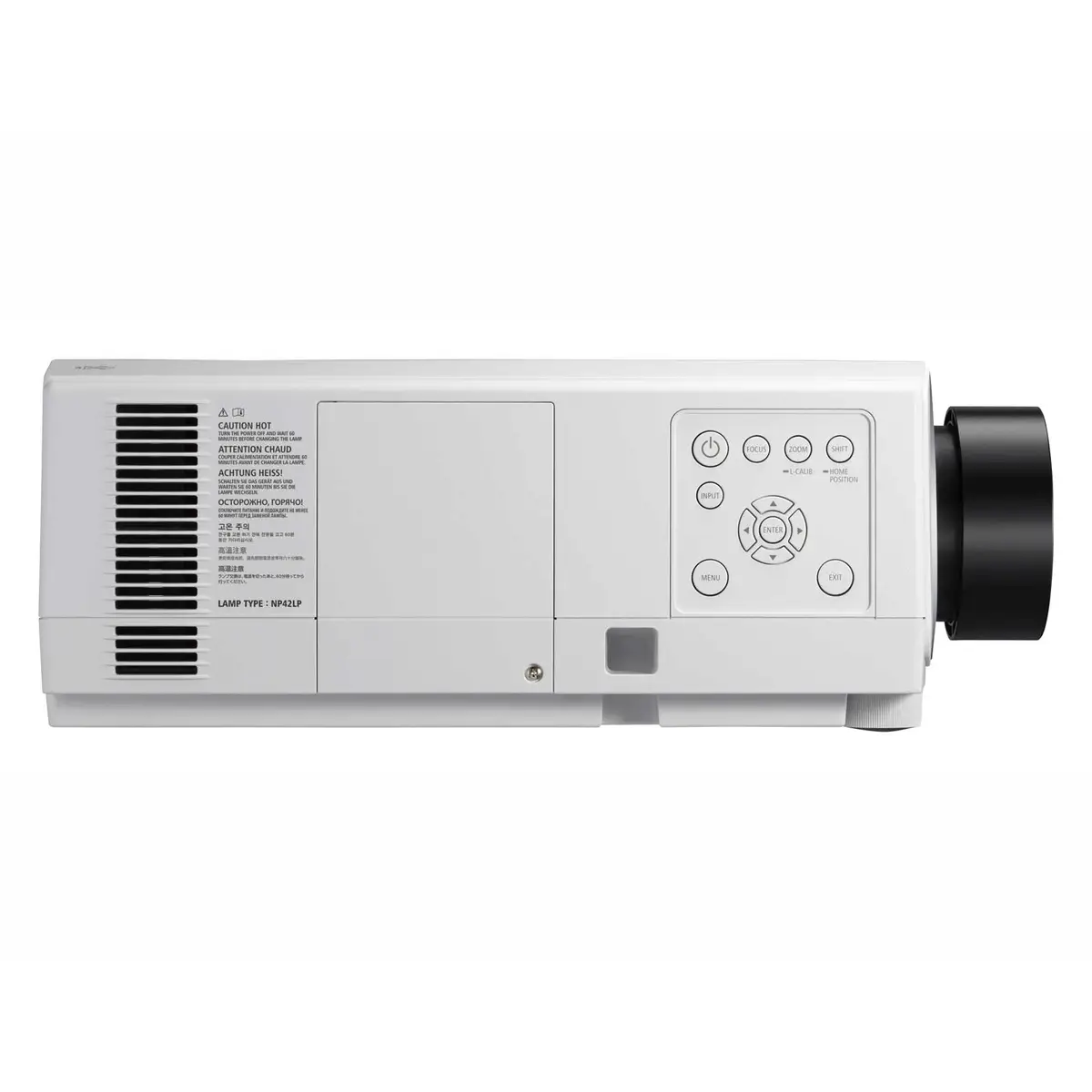 Display PA803U 3-LCD Projektor 1920x1200 Pixel 8000 ANSI Lumen inkl. NP13ZL Linse