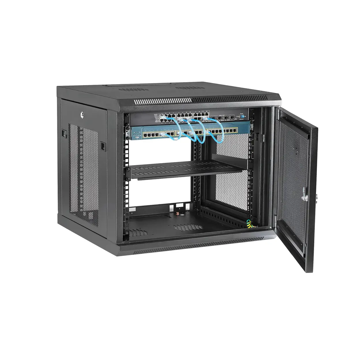 9U Wall Mount Server Rack Cabinet