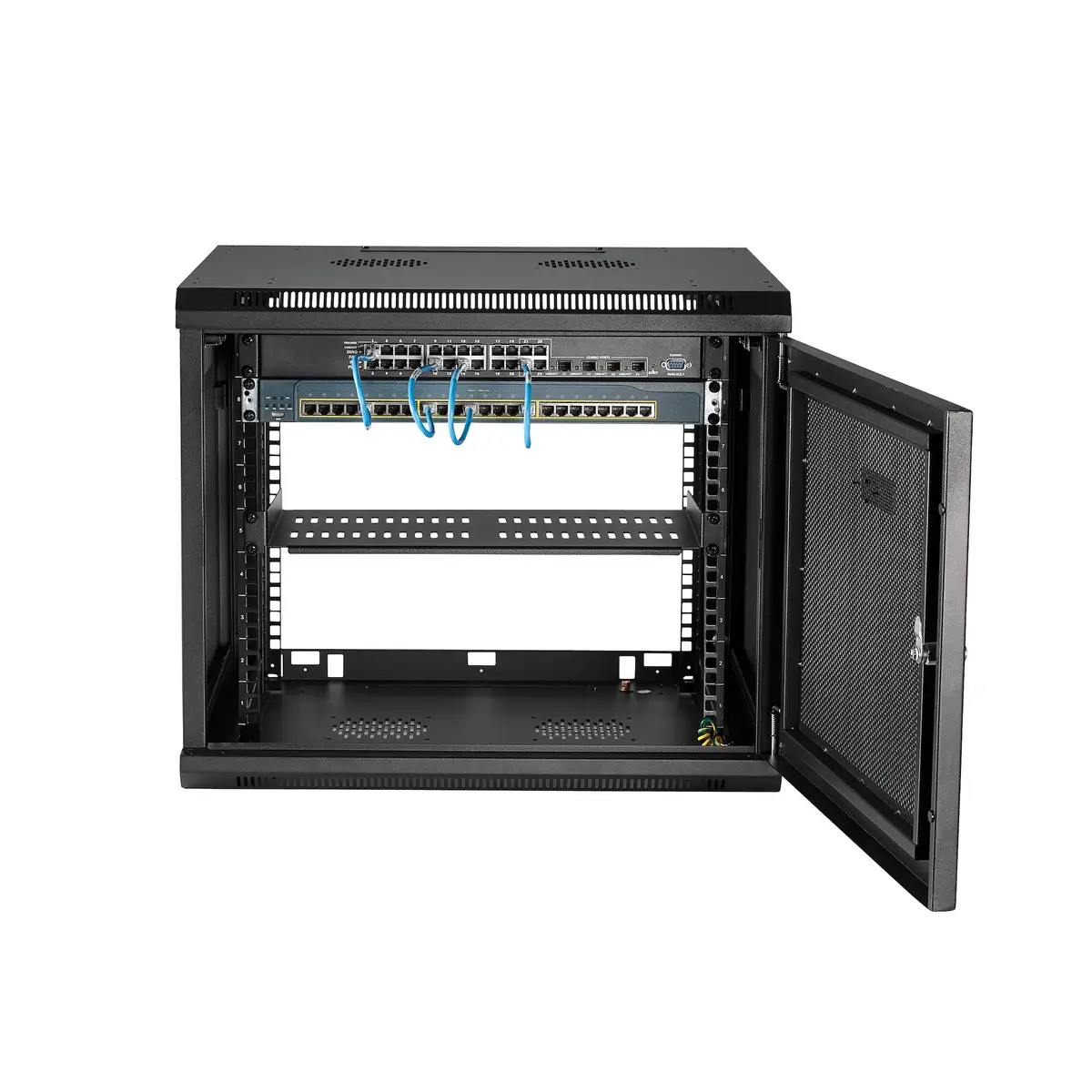 9U Wall Mount Server Rack Cabinet