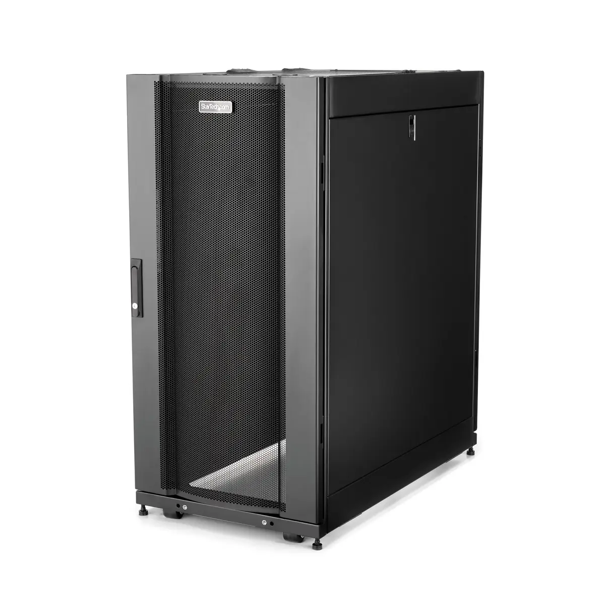 RK2537BKM Serverschrank 25HE 89cm tiefes Gehäuse Schwarz