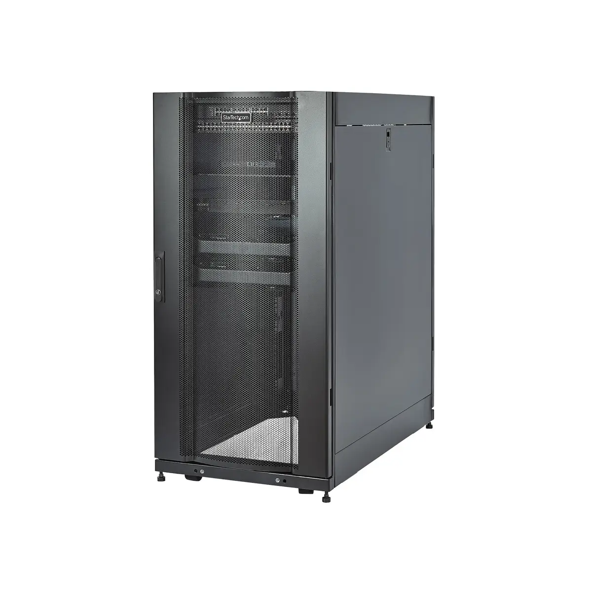 RK2537BKM Serverschrank 25HE 89cm tiefes Gehäuse Schwarz