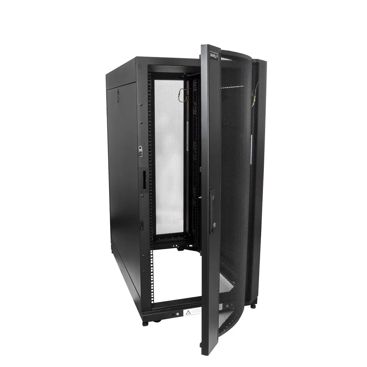 RK2537BKM Serverschrank 25HE 89cm tiefes Gehäuse Schwarz