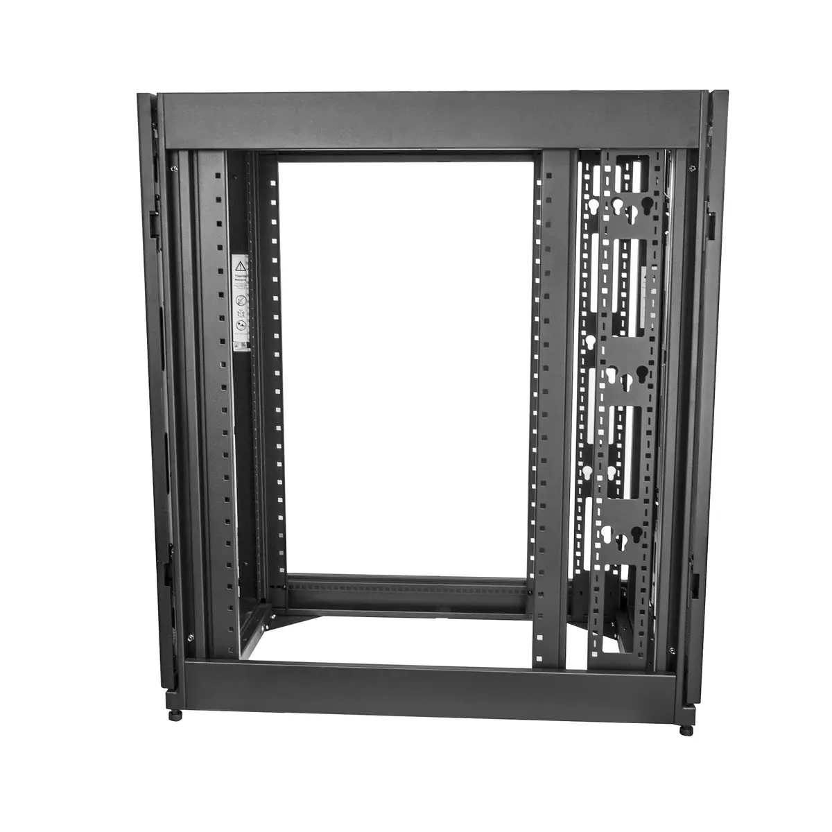 RK2537BKM Serverschrank 25HE 89cm tiefes Gehäuse Schwarz