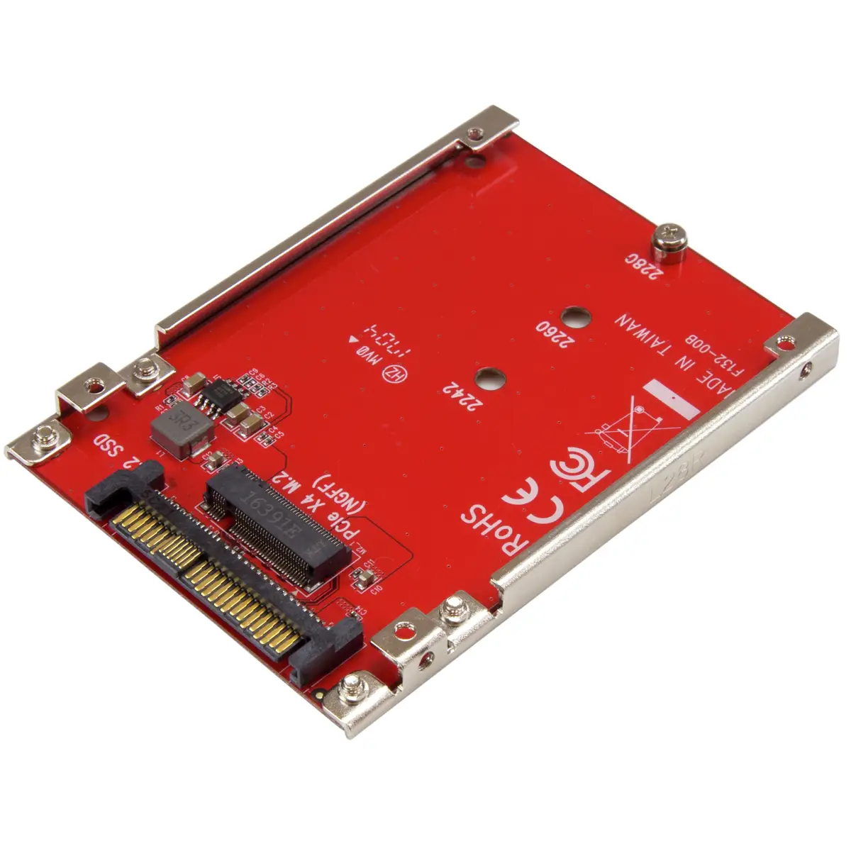 M.2 auf U.2 (SFF-8639) Host Adapter für M.2 PCIe NVMe SSD