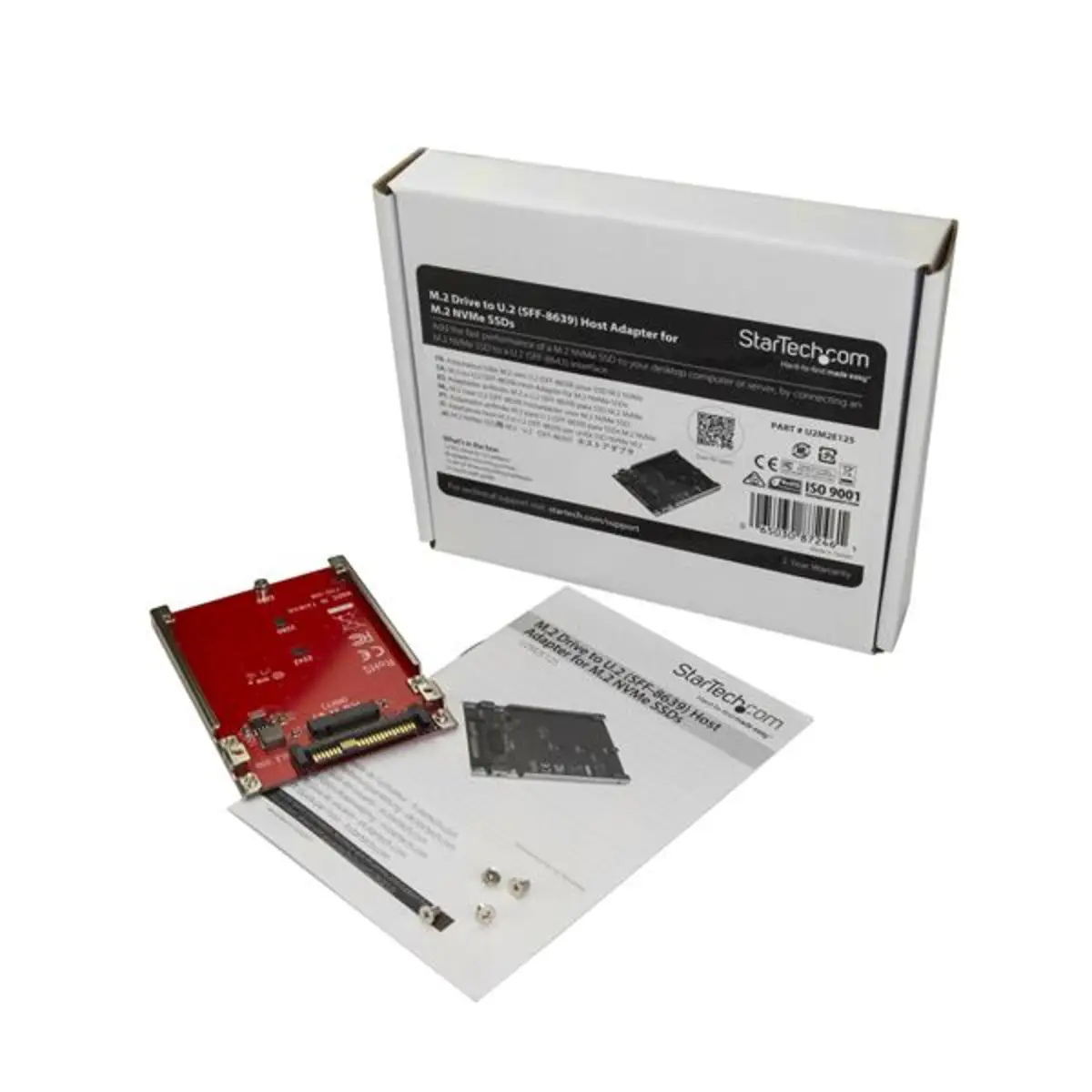 M.2 auf U.2 (SFF-8639) Host Adapter für M.2 PCIe NVMe SSD