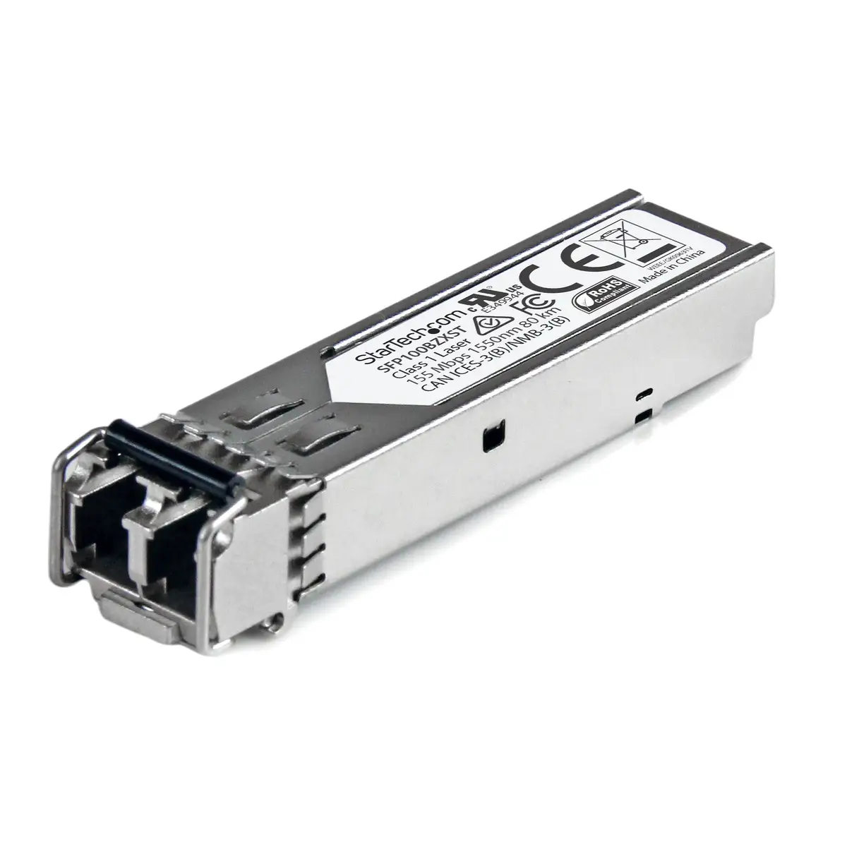 MSA konformes 100 Mbit/s SFP Transceiver Modul - 100Base-ZX - SM LC - 80 Km