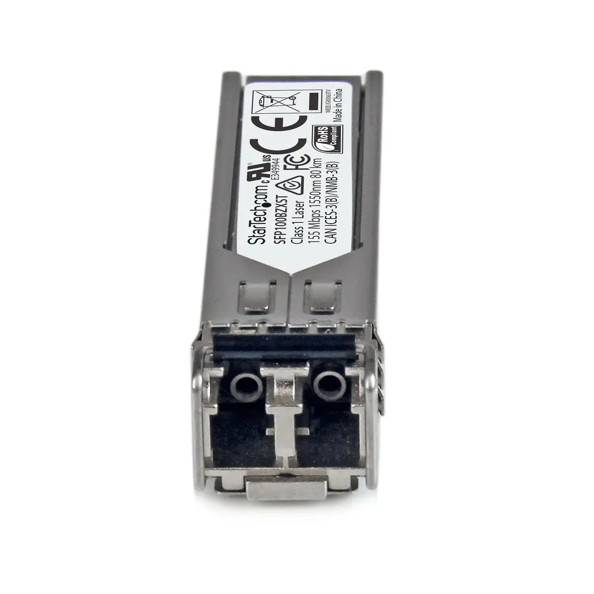 MSA konformes 100 Mbit/s SFP Transceiver Modul - 100Base-ZX - SM LC - 80 Km