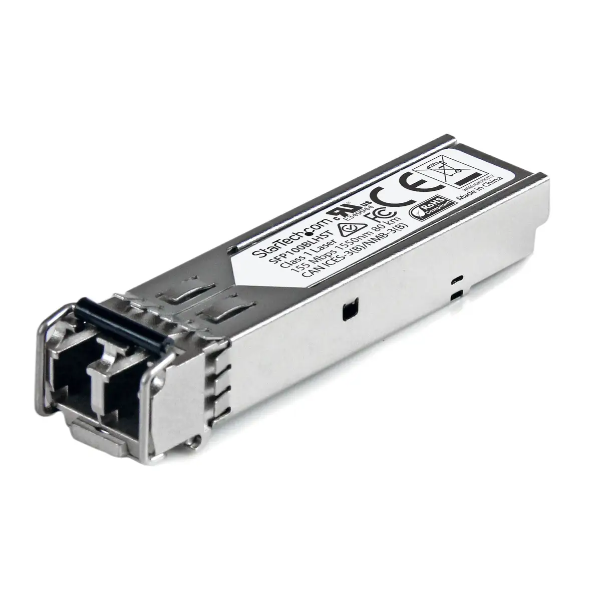 MSA konformes 100 Mbit/s Glasfaser SFP Transceiver Modul - 100BASE-LH SM LC 80Km