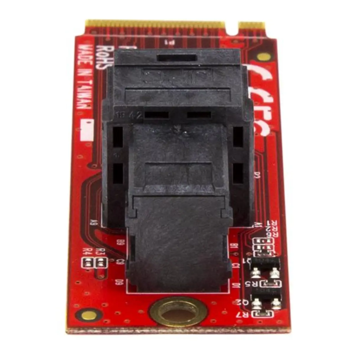 PCI Express 3.0 U.2 (SFF-8643) auf M.2 x4 Adapterkarte für 2,5" U.2 NVMe SSD