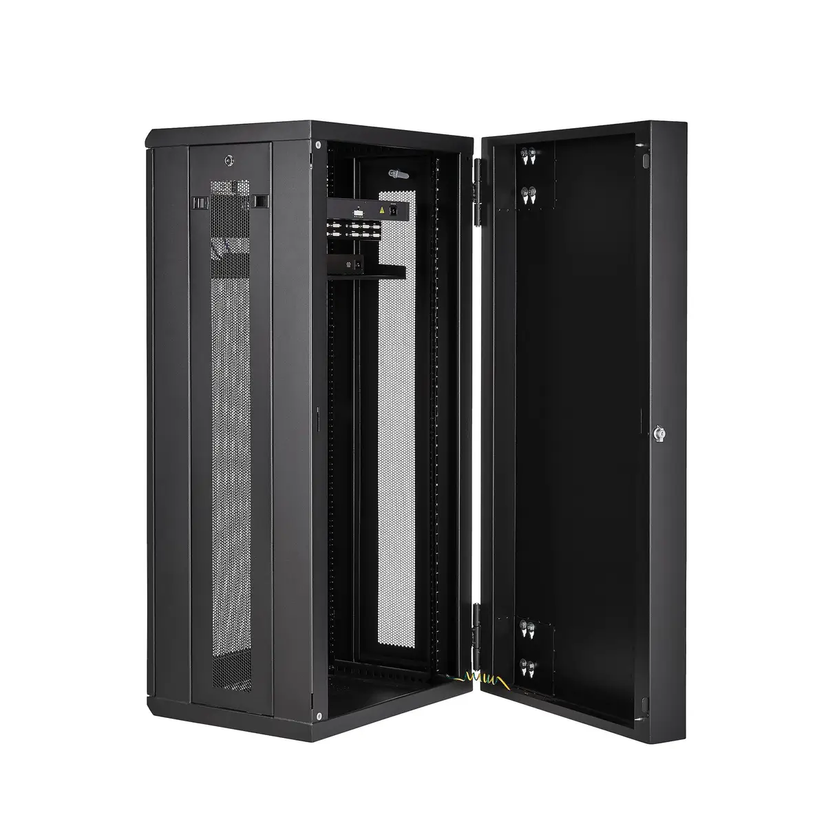 RK2620WALHM Serverschrank 26HE zur Wandmontage bis zu 40,6 cm tief Schwarz
