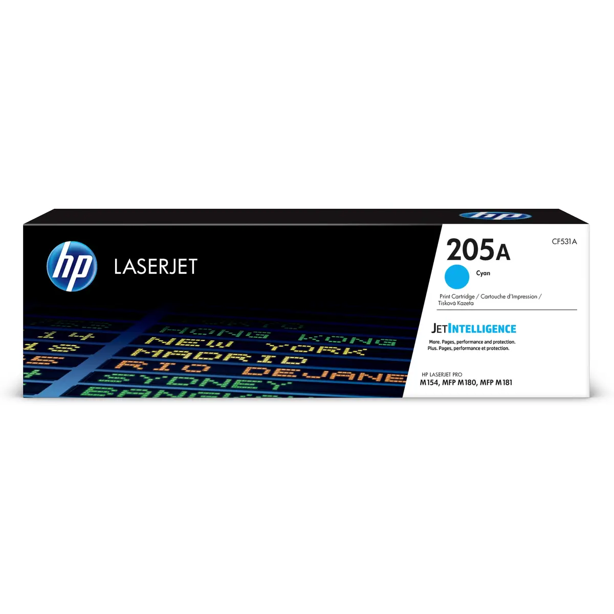 Toner CF531A 205A ca. 900 Seiten cyan