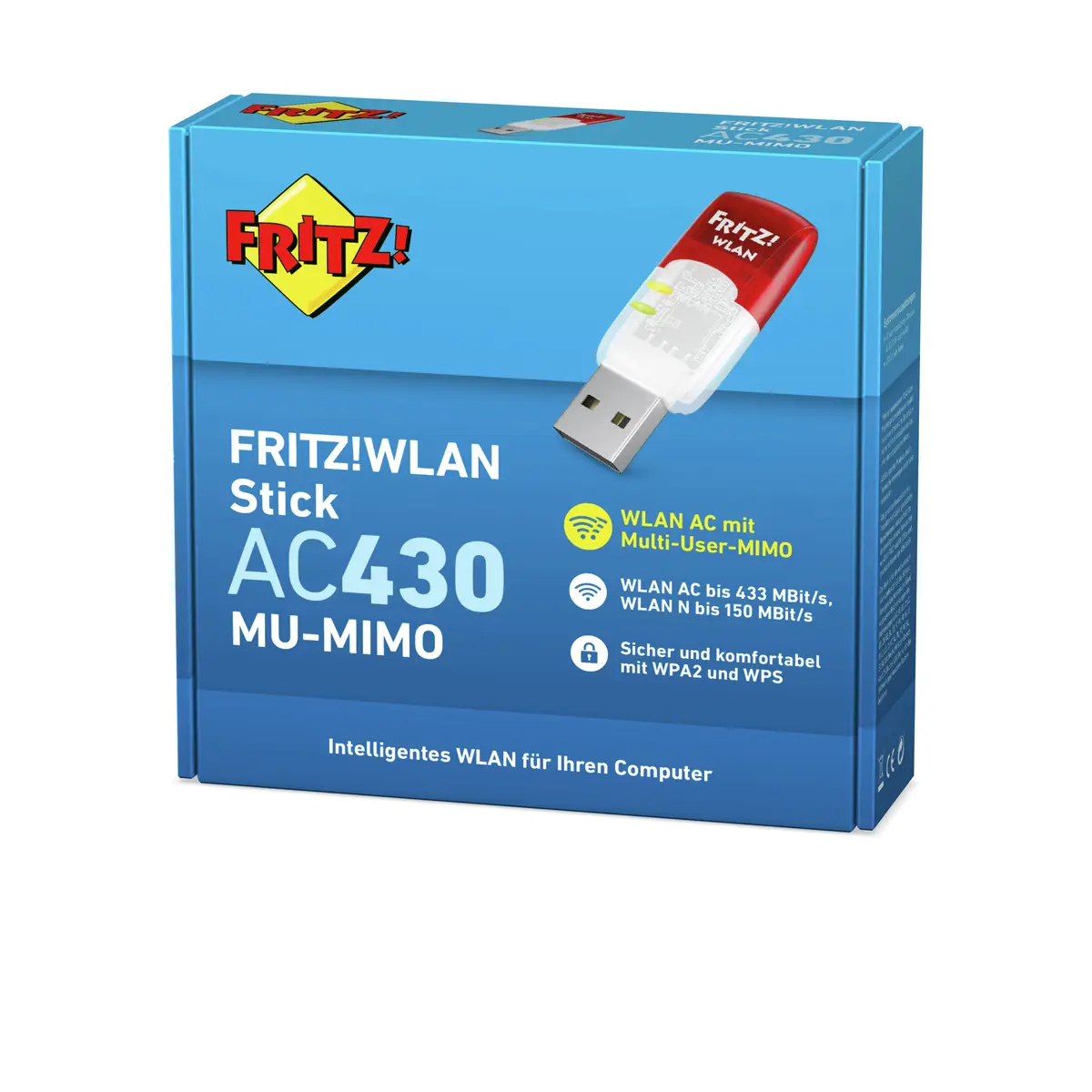 FRITZ!WLAN Stick AC 430 USB 2.0 802.11 b/g/n/a/ac