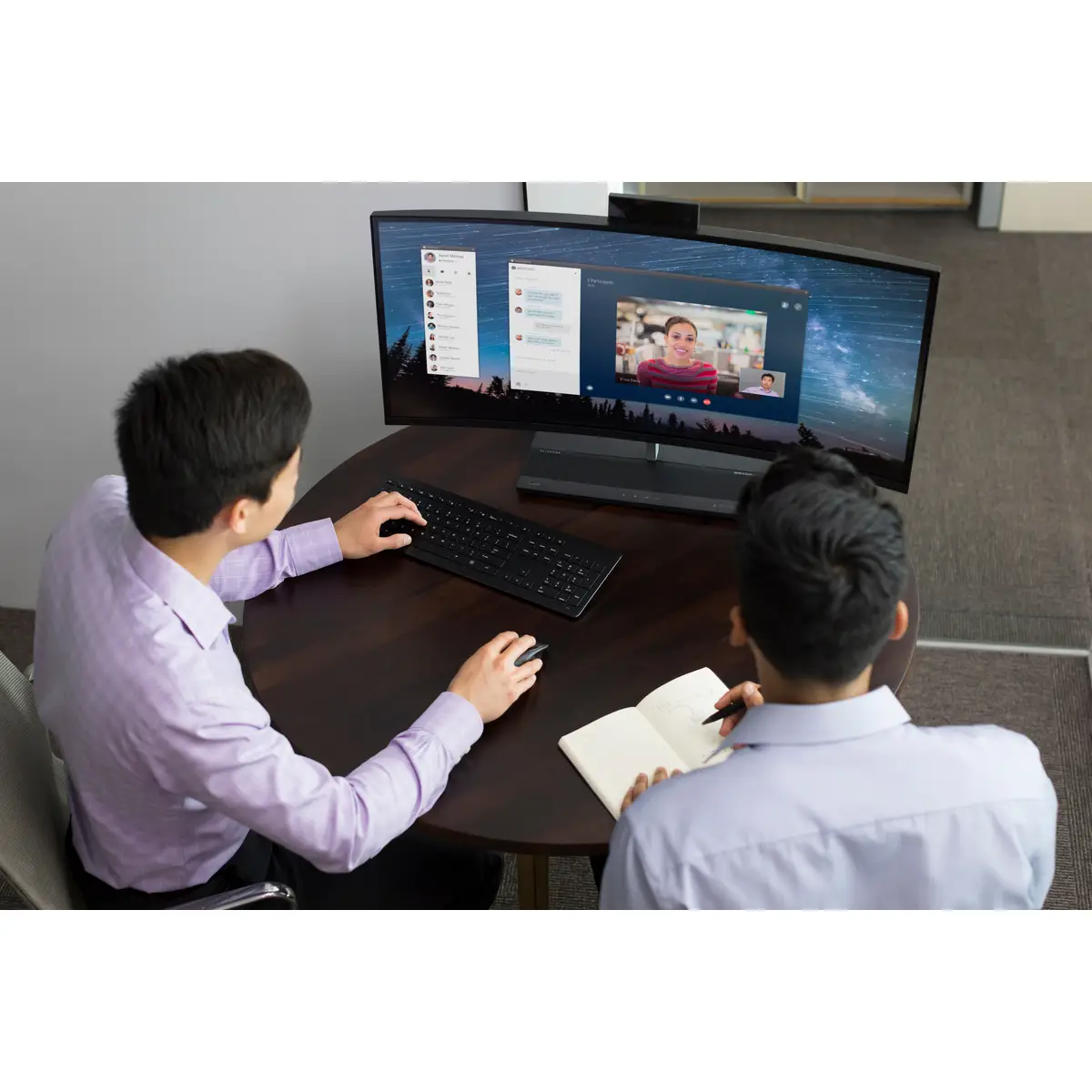 Wireless Premium Keyboard USB schwarz Layout Deutsch