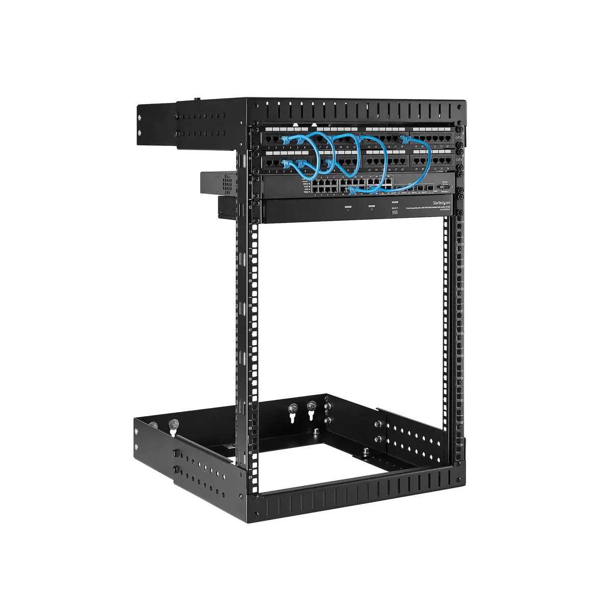 15U Open Frame Wall Mount Network Rack