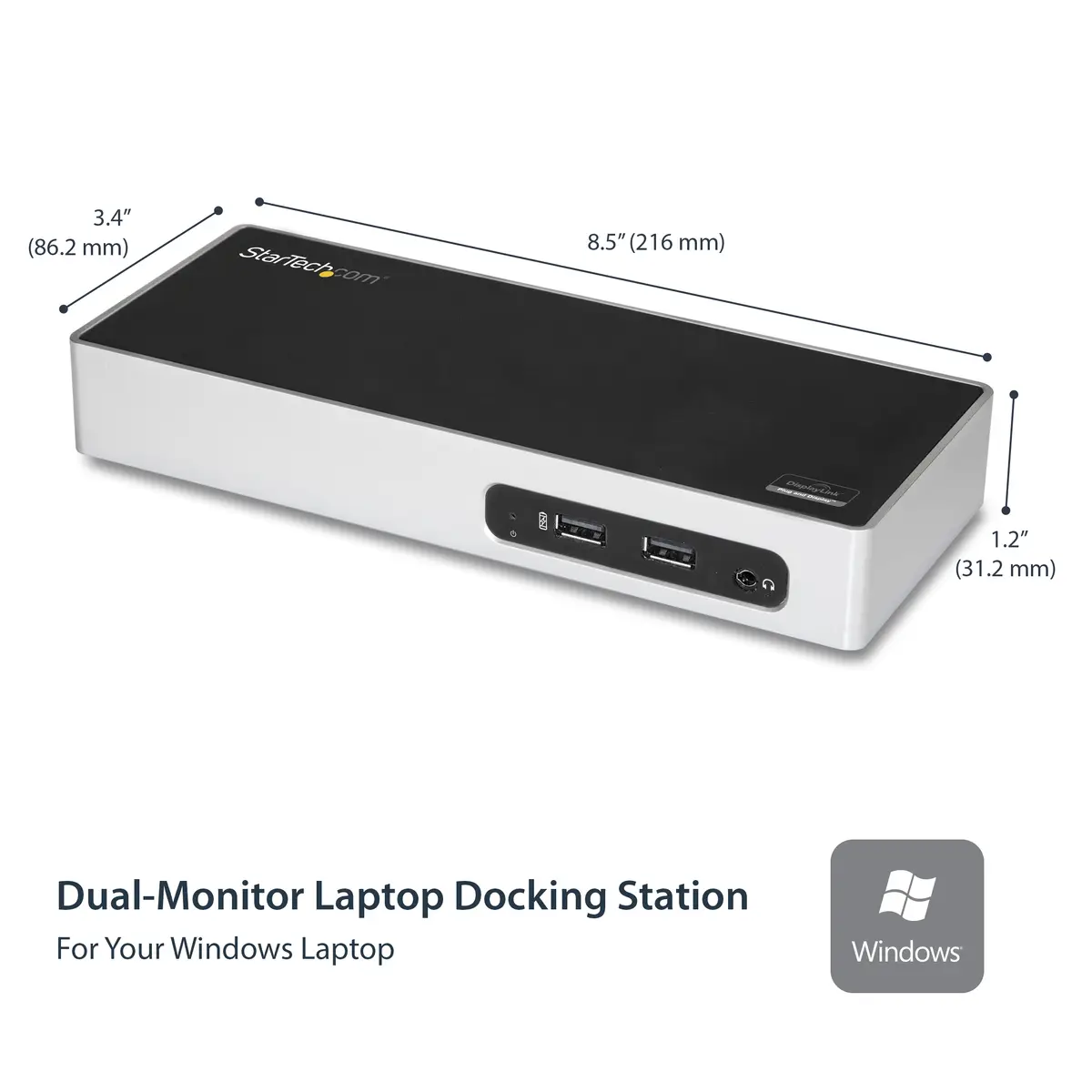 Dual Monitor USB 3.0 Dockingstation 6xUSB 3.0/DVI/HDMI/GigE