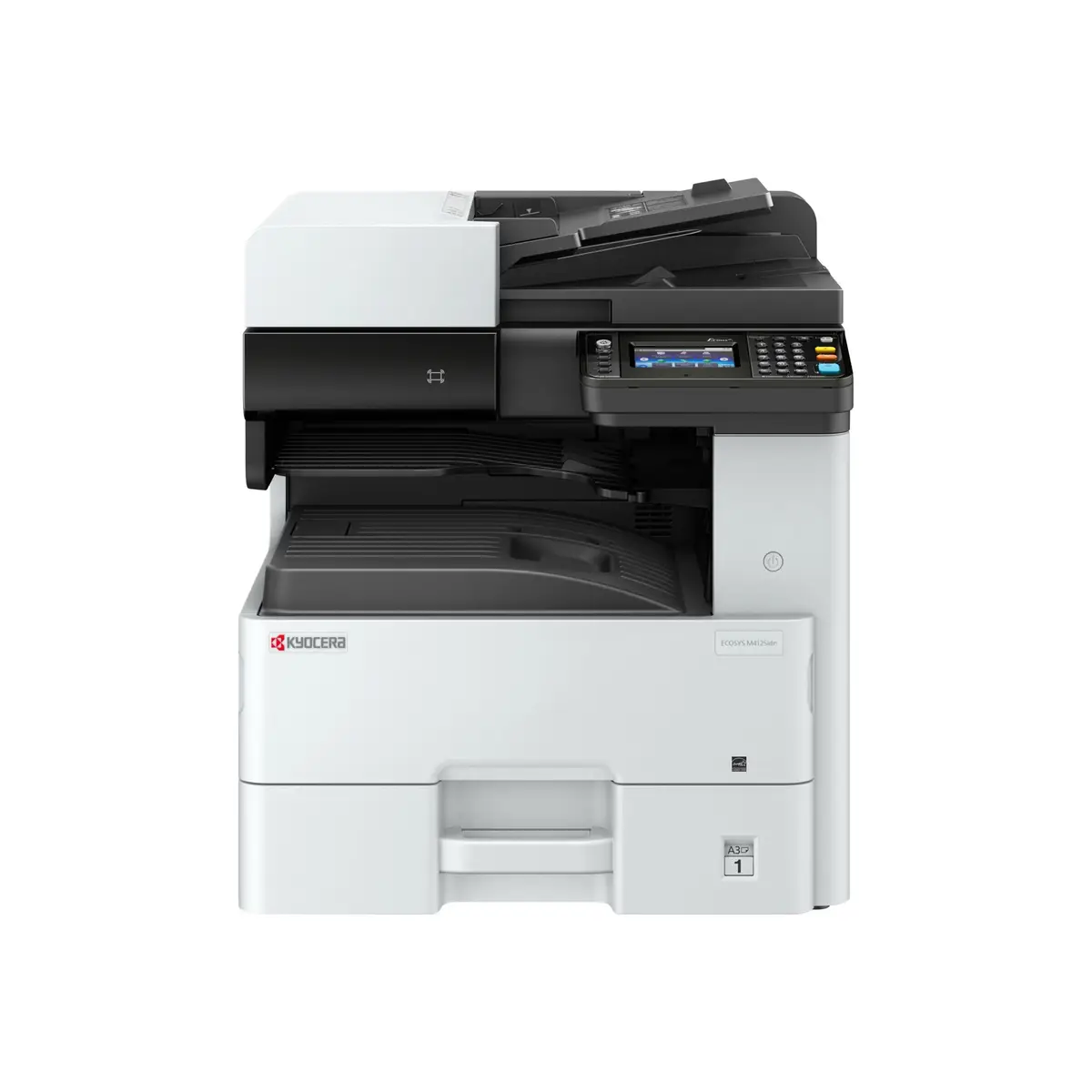 ECOSYS M4125idn Multifunktionsdrucker Laser schwarz/weiß A3 bis zu 25 Seiten/Min. (Kopieren) bis zu 25 Seiten/Min. (Drucken) 600 Blatt