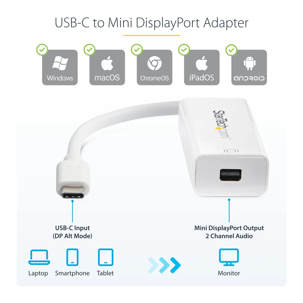 USB-C auf Mini DisplayPort Adapter 4K 60Hz