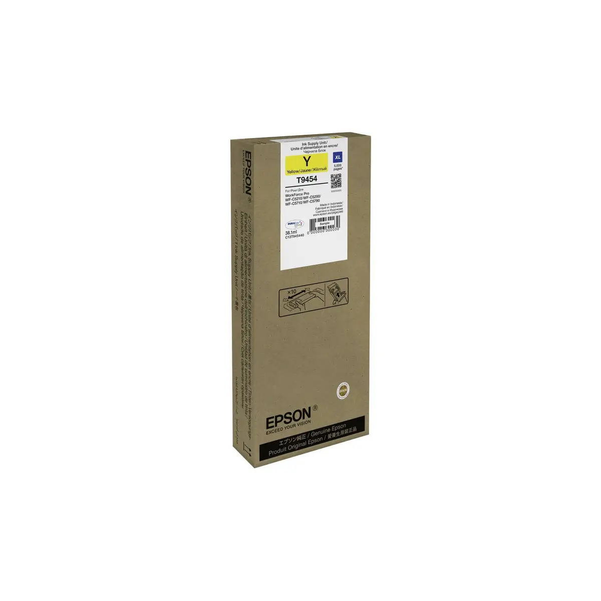 Tintenpatrone T9454 XL ca. 5000 Seiten gelb