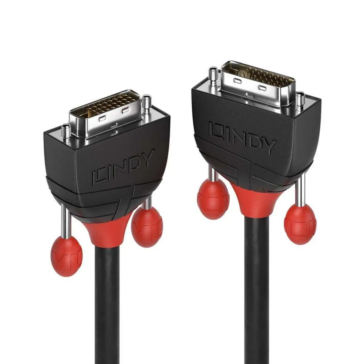Black Line DVI-D Anschlusskabel Stecker/Stecker Schwarz 2 m