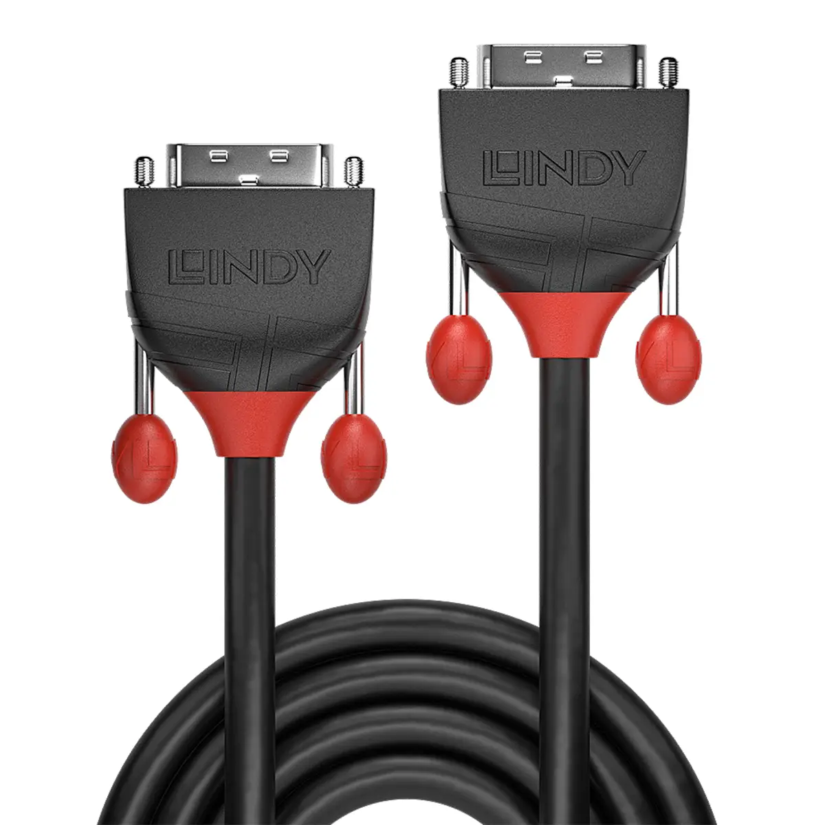 Black Line DVI-D Anschlusskabel Stecker/Stecker Schwarz 3 m