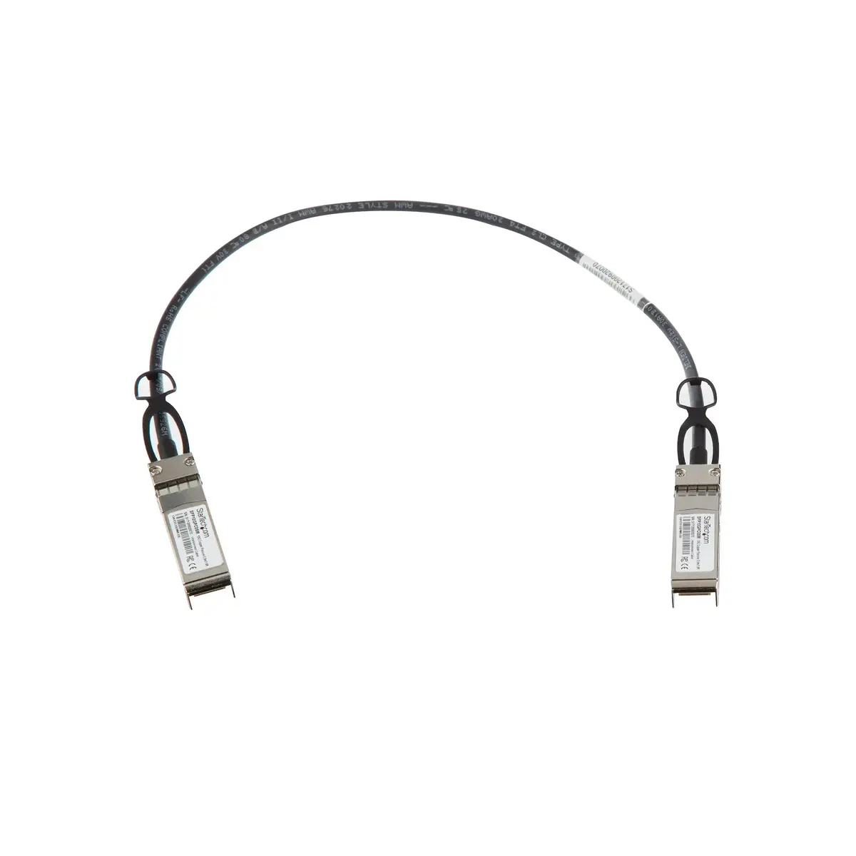MSA konform SFP+ Direktanschlusskabel SFP+/SFP+ Stecker/Stecker Schwarz 0,5m