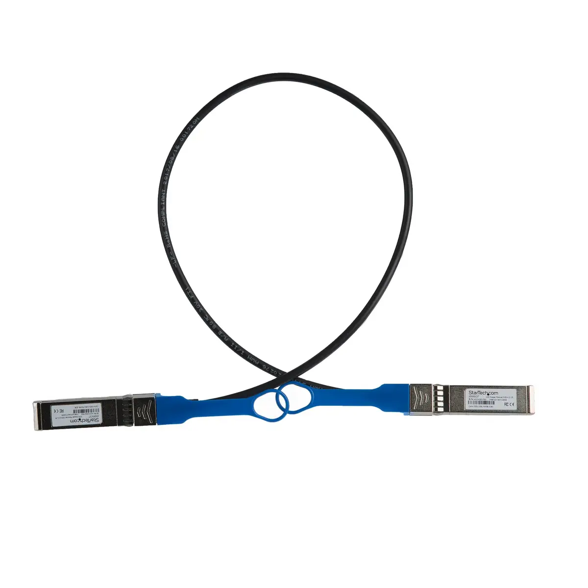 HP JD095C Kompatibles Direktverbindungskabel SFP+/SFP+ Stecker/Stecker Schwarz 0,65m