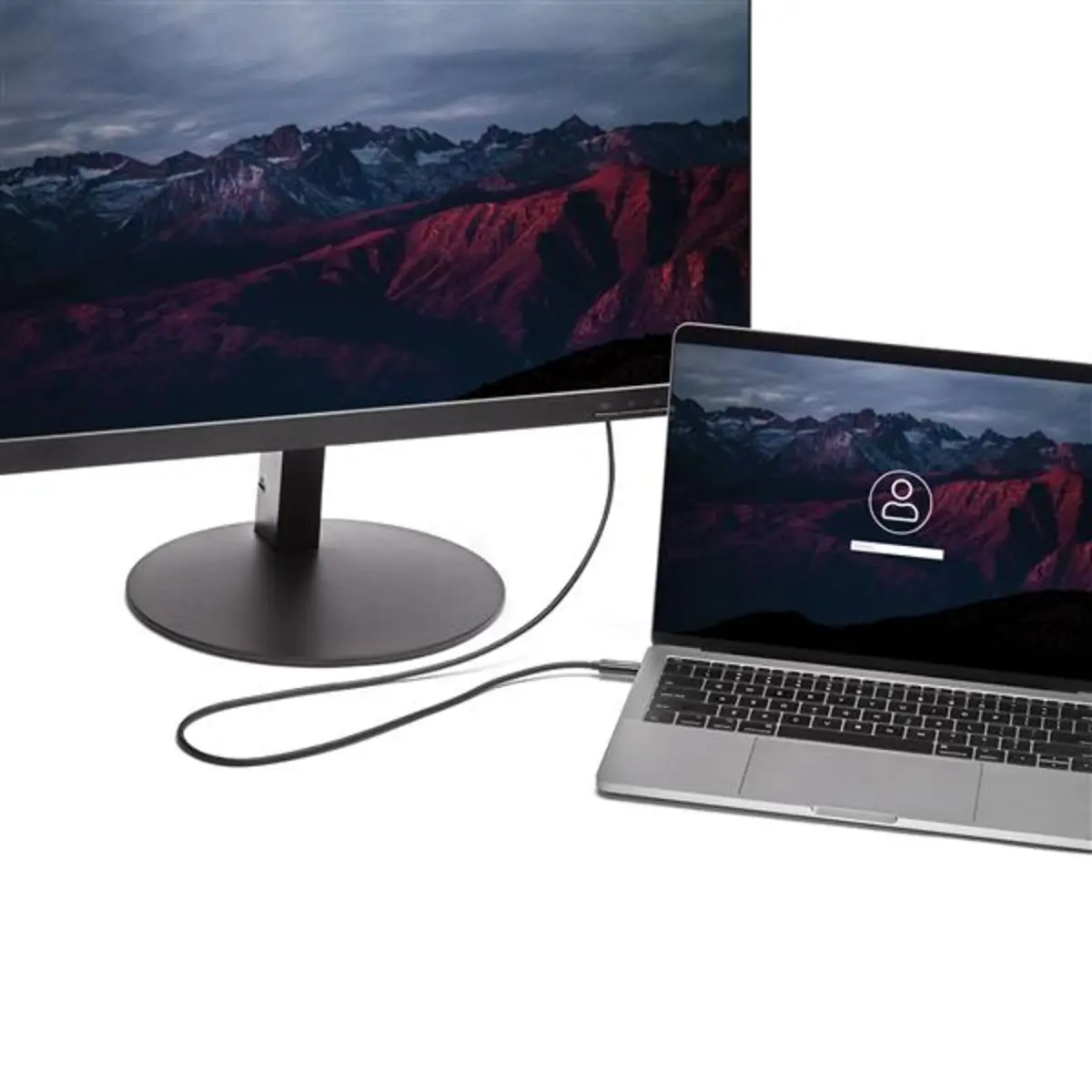USB-C auf HDMI Kabel Stecker/Stecker schwarz 2m