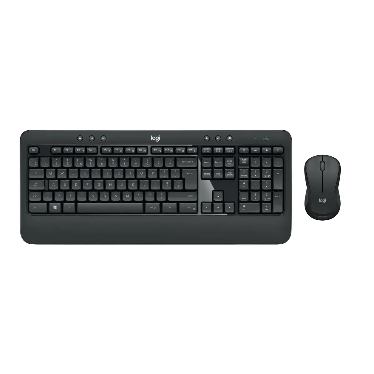 Advanced anthracite Keyboard and Mouse Combo QWERTZ black