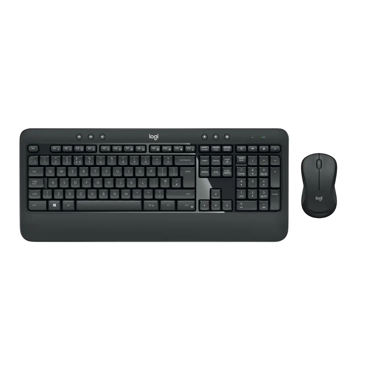 Advanced anthracite Keyboard and Mouse Combo QWERTZ black