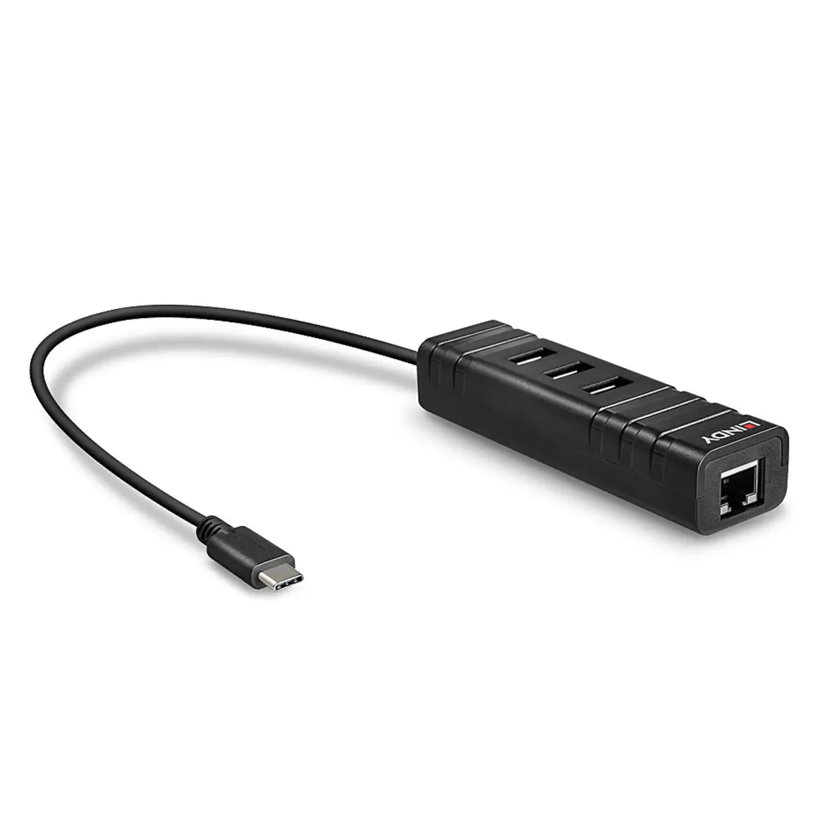 USB 3.1 Hub und Gigabit Ethernet Adapter USB 3.1 Gen 1 Schwarz