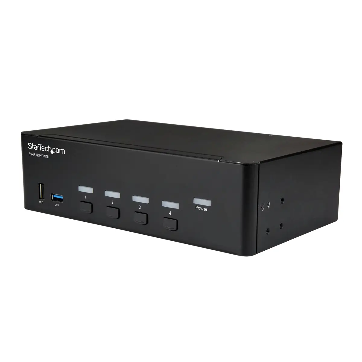 4 Port KVM Switch HDMI 4K 30Hz zwei Displays