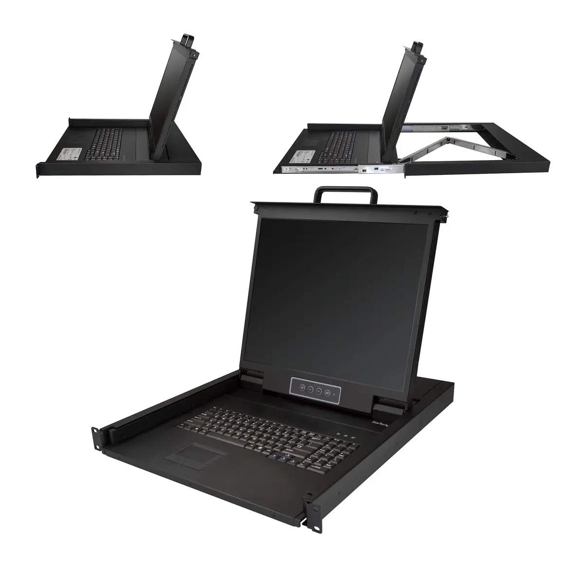 KVM Konsole für Server Racks 48,3cm (19") Einbaufähig