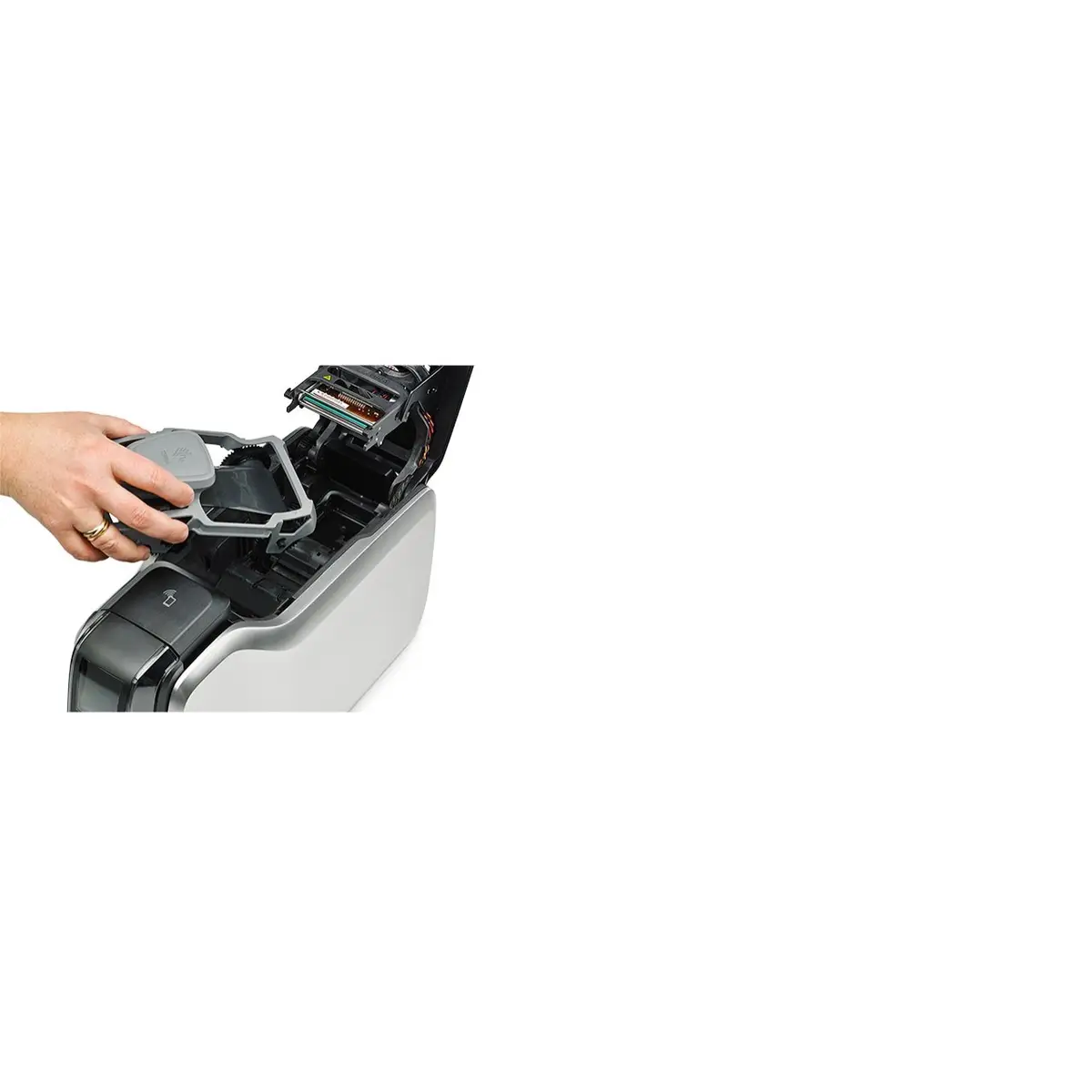 ZC300, einseitig, 12 Punkte/mm (300dpi), USB, Ethernet, WLAN, Display