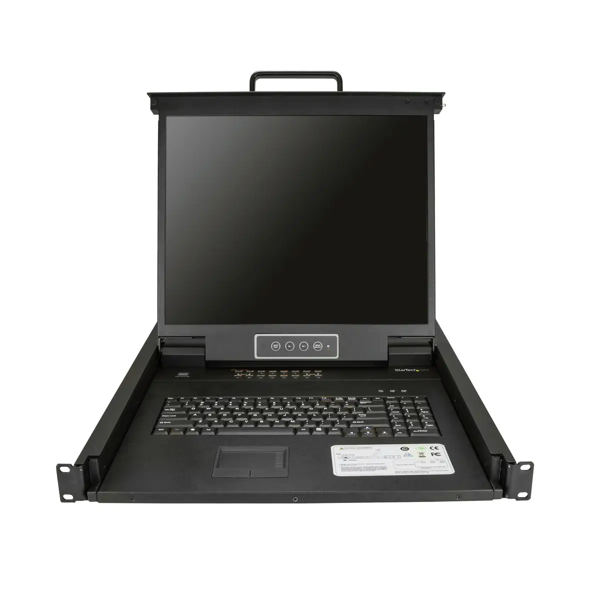 KVM Konsole für Server Racks 48,3cm (19") mit 16 Ports Einbaufähig