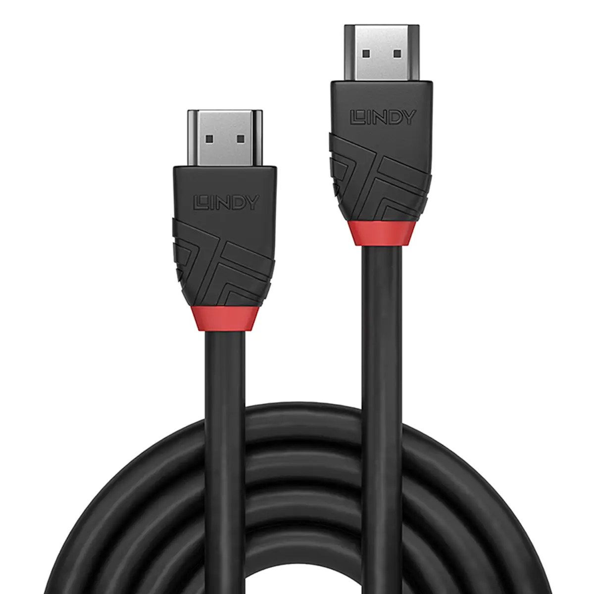 Black Line HDMI Anschlusskabel Stecker/Stecker Schwarz 2 m