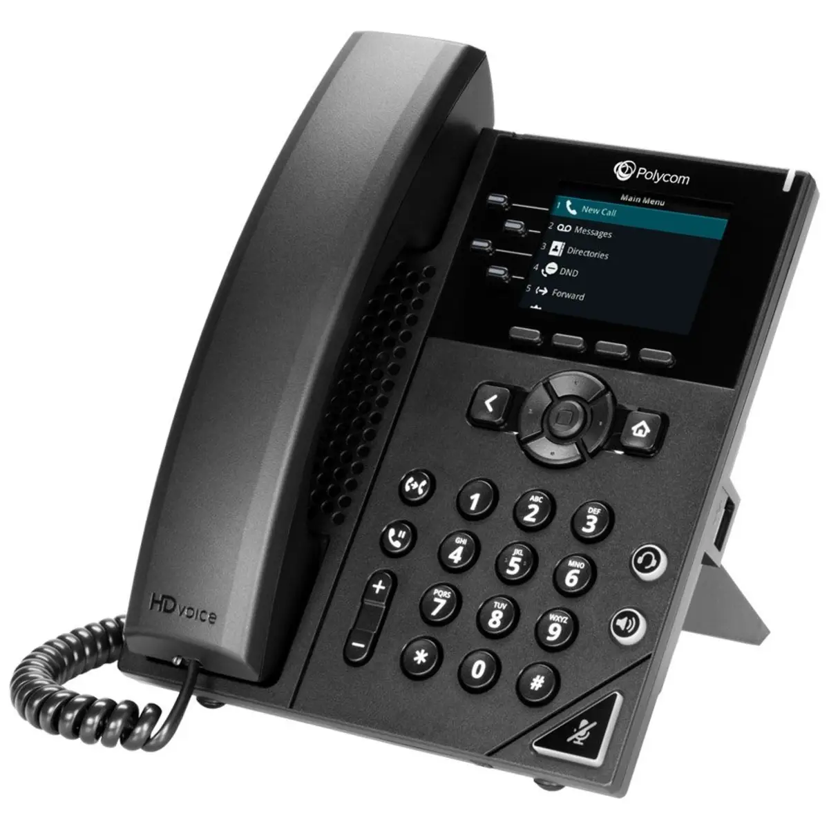 VVX 250 Business VoIP-Telefon SIP SDP 4 Leitungen
