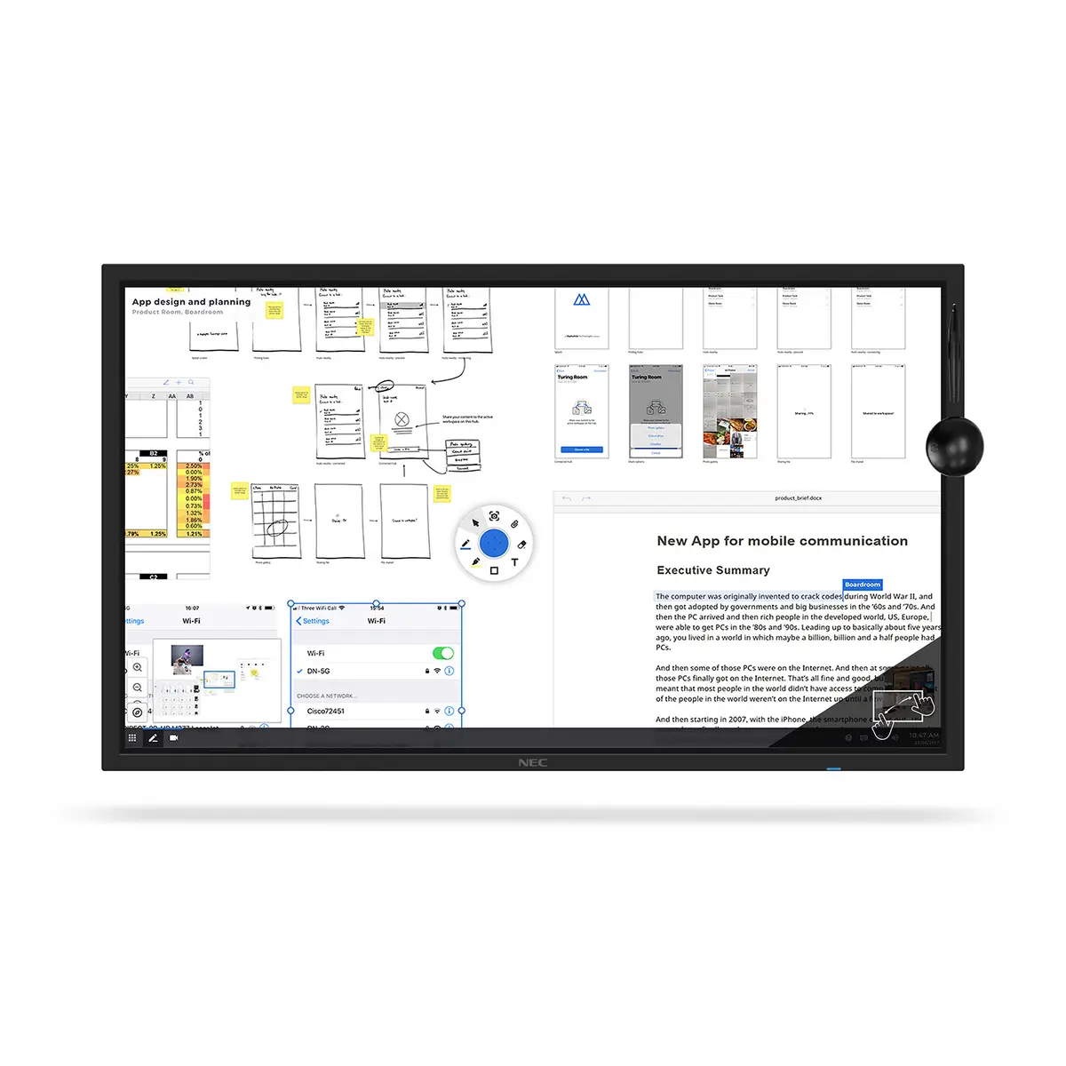 MultiSync C981Q SST 248,9cm 98" 3840x2160 8ms 350cd/m² 1300:2