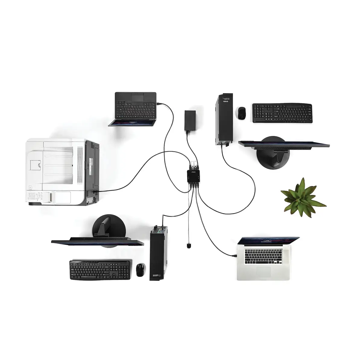 USB 3.0 Sharing Switch 4x4 für Peripheriegeräte