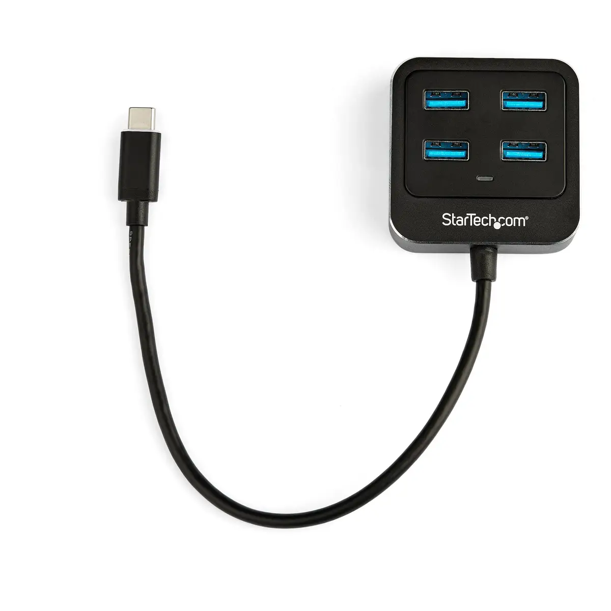 4 Port USB-C Hub USB-C/4xUSB-A Schwarz