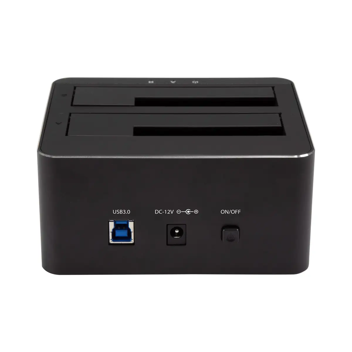 2-fach SATA Festplatten Dockingstation für 2x 2,5/3,5" SATA SSDs/HDDs - USB 3.0