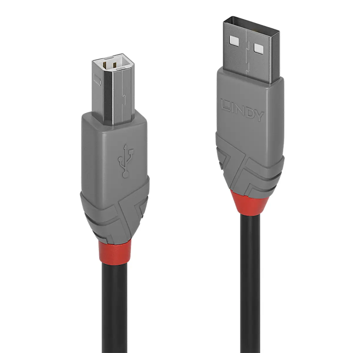 Anthra Line USB 2.0 Typ A an B Kabel 2 m Schwarz