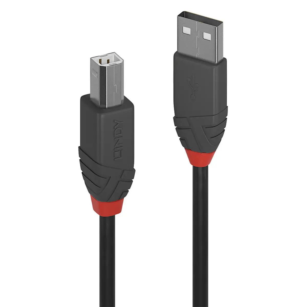 Anthra Line USB 2.0 Typ A an B Kabel 2 m Schwarz