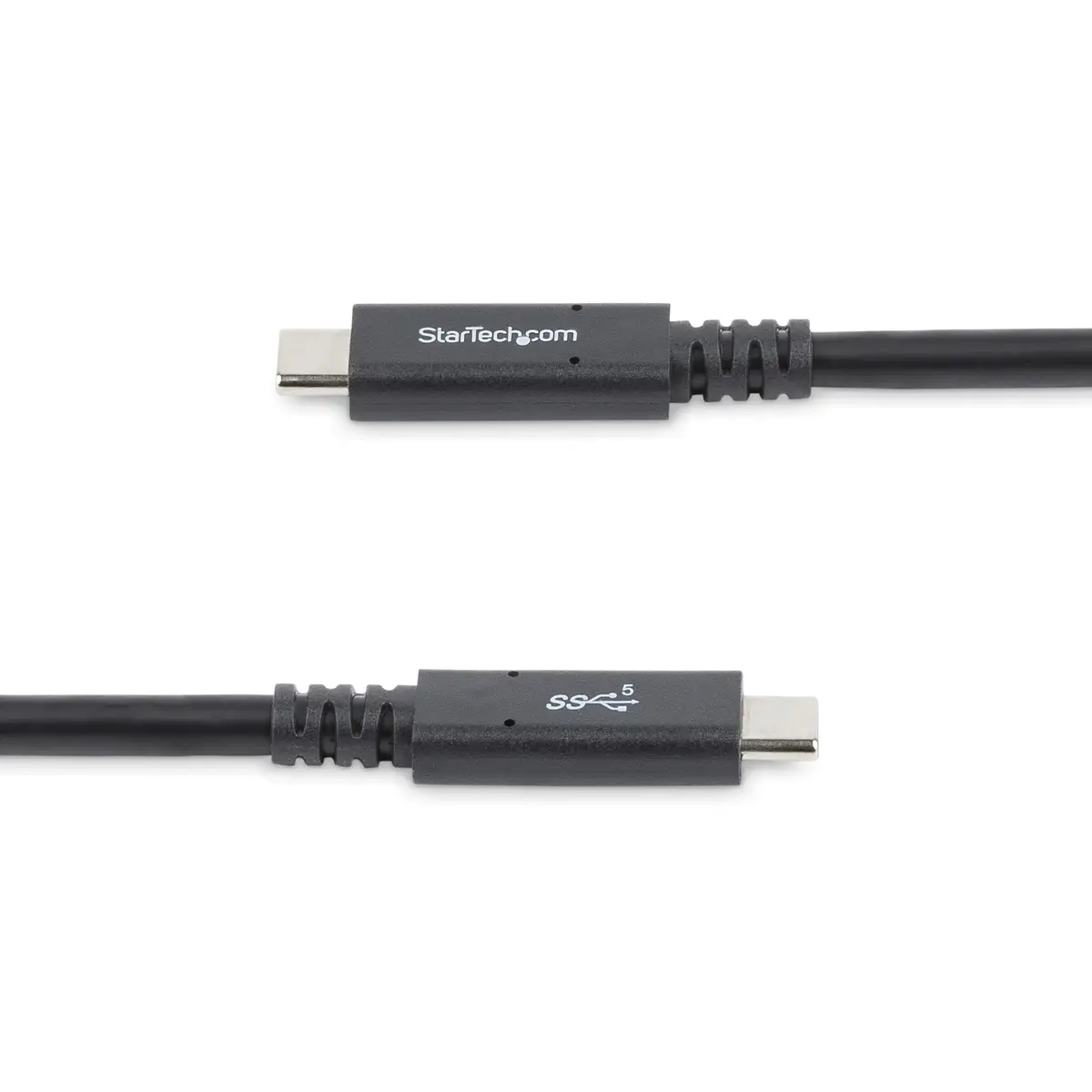 USB Kabel USB-C/USB-C Männlich/Männlich Schwarz 1,8m