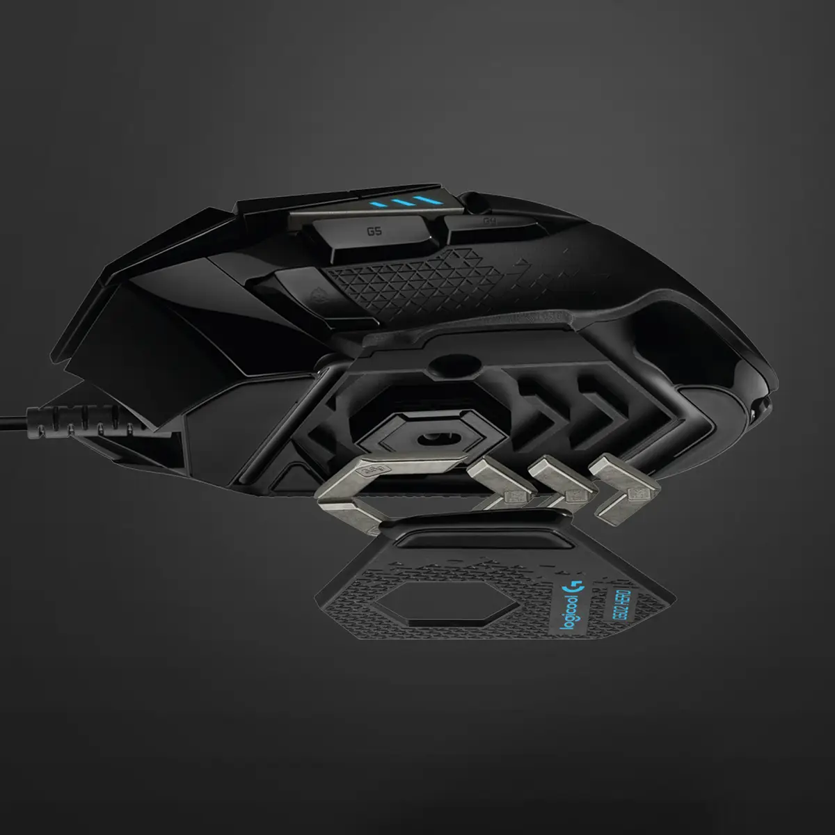 Gaming Mouse G502 (Hero) Maus optisch 11